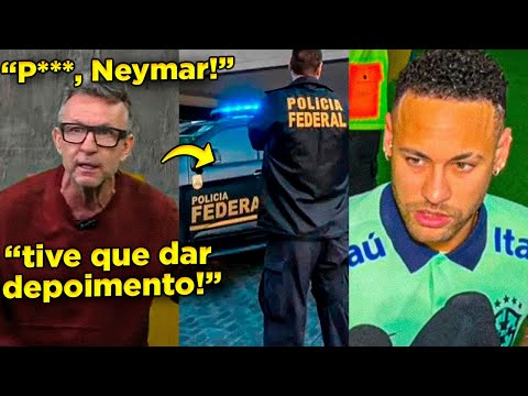 TRETA! NETO É LEVADO PARA DEPOR À POLÍCIA APÓS ACUSAÇÃO DE NEYMAR!!
