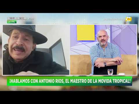 Más de 30 años de éxitos con Antonio Ríos en un show vía streaming en Hoy Nos Toca a las Diez