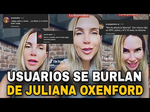 SE BURLAN DE JULIANA OXENFORD TRAS INGRESAR A LA REPÚBLICA