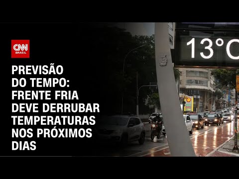 Previsão do Tempo: frente fria deve derrubar temperaturas nos próximos dias | CNN NOVO DIA