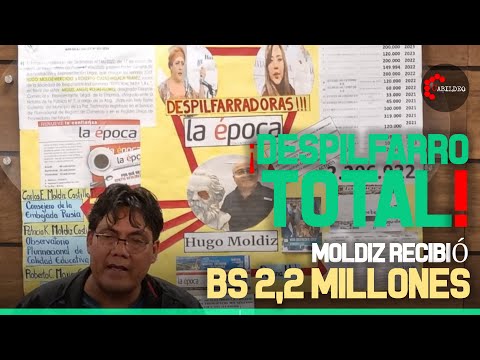 ¡ESCÁNDALO! MOLDIZ RECIBIÓ BS 2,2 MILLONES POR PUBLICIDAD DEL GOBIERNO | #CabildeoDigital