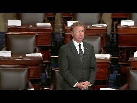 Sen. Rand Paul Calls on Congress to Do Its Job by Supporting His AUMF Amendment - Sept. 13, 2017