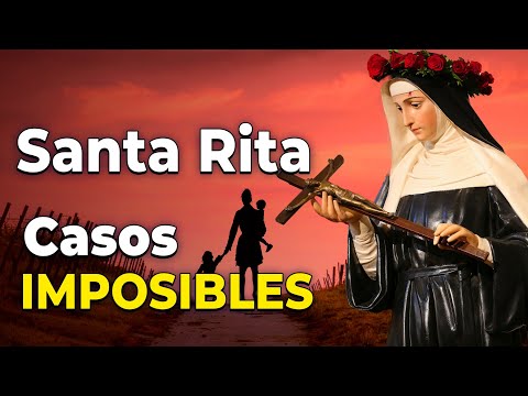 Santa Rita de Casia. Protectora de los casos IMPOSIBLES, DESESPERADOS y PERDIDOS.