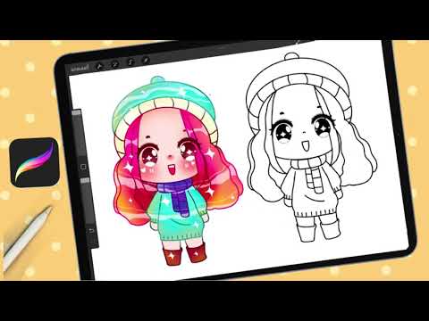 สอนวาดรูปสาวน้อยฤดูหนาวการ์ต