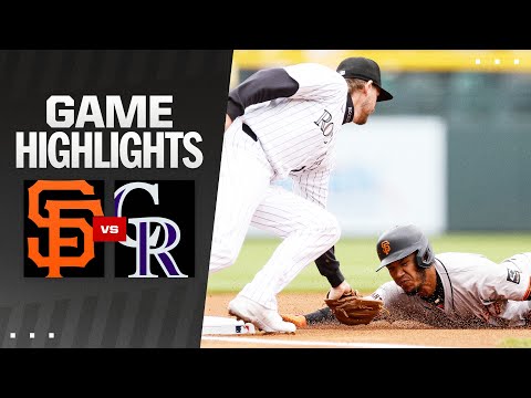 Giants vs. Rockies Game Highlights (5/9/24) | MLB Highlights