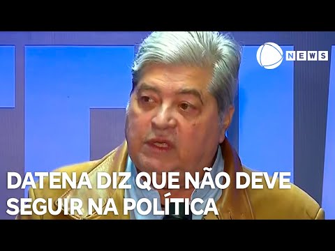 Datena diz que não deve seguir na política e decide não apoiar nenhum candidato