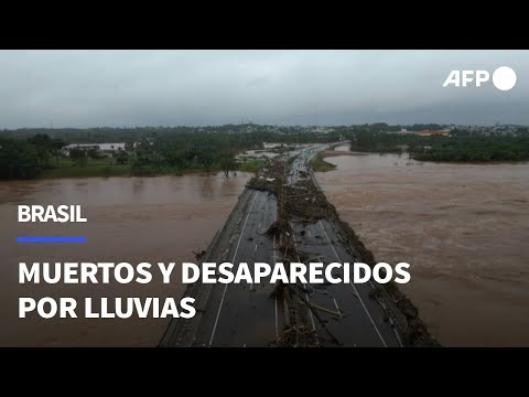 Desastre climático suma cerca de 40 muertos y decenas de desaparecidos en Brasil | AFP