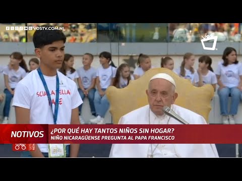 Esta es la pregunta que le hizo el niño nicaragüense al Papa Francisco
