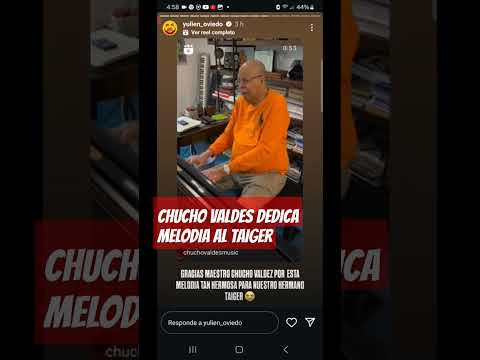 CHUCHO VALDES DEDICA MELODÍA AL TAIGER! #cubanosenmiami #cubanosconflow #chuchovaldes #eltaiger