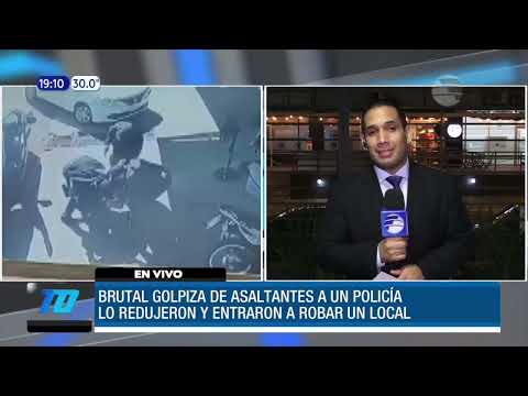 Brutal golpiza a un agente policial en la ciudad de San Lorenzo