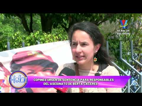 Copines urgen de sentencia para responsables del asesinato de  Berta Cáceres