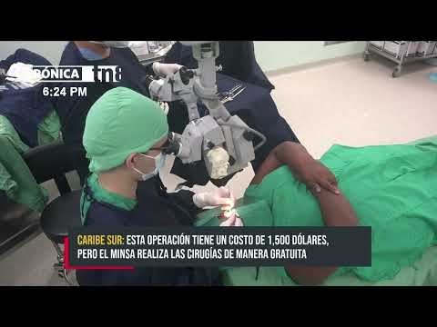 Pacientes de Bluefields son operados jornada quirúrgica oftalmológica - Nicaragua