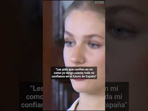 La Princesa de Asturias se ha comprometido a servir con respeto y lealtad