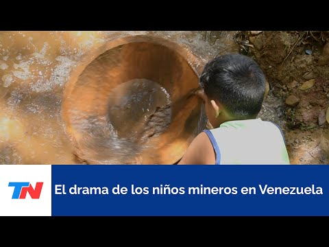 El drama de los niños mineros en Venezuela