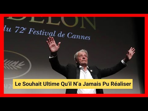 De?ce?s d’Alain Delon : Ce dernier souhait qui est reste? inassouvi