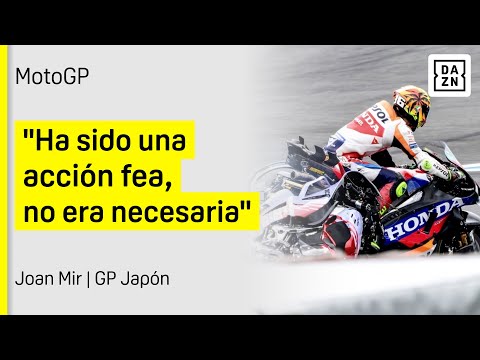 Joan Mir analiza el accidente con Álex Márquez en Japón: ¡la Ducati se quedó enganchada en la Honda!