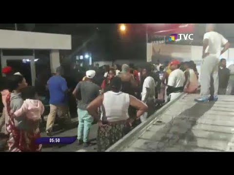 Mascarilla: habitantes saquearon un camión que transportaba mercadería ilegal