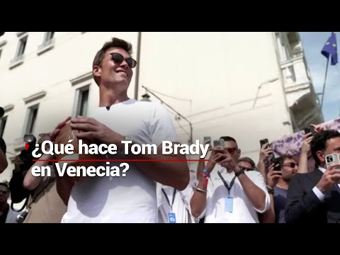 Tom Brady se dejó ver en Venecia: inaugura el Gran Premio de Embarcaciones de carreras eléctricas