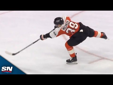 Flyers Matvei Michkov Springs Free On Breakaway And Rips Wrister Past Capitals Charlie Lindgren