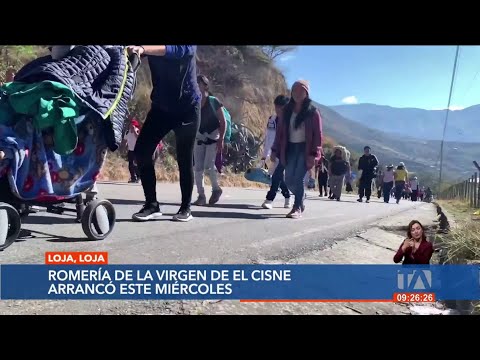 Inicia la romería de la Virgen de El Cisne en Ecuador