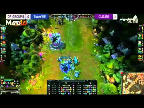 [MarsTV]第2场 OGN夏季赛8强 WE VS CLG.EU