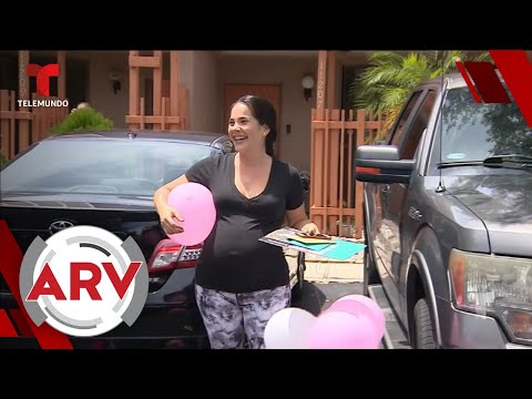 Baby showers tipo servi-carro se vuelven tendencia durante la pandemia | Al Rojo Vivo | Telemundo