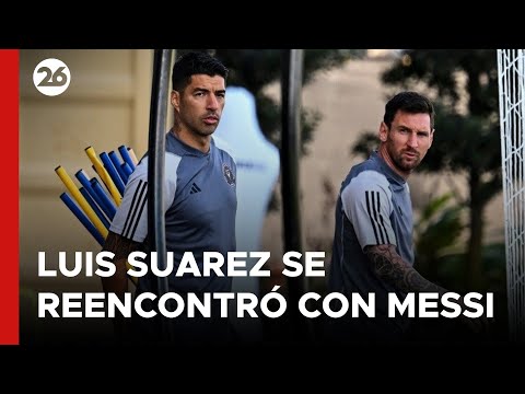 Luis Suárez fue presentado en Inter Miami y se reencontró con Messi