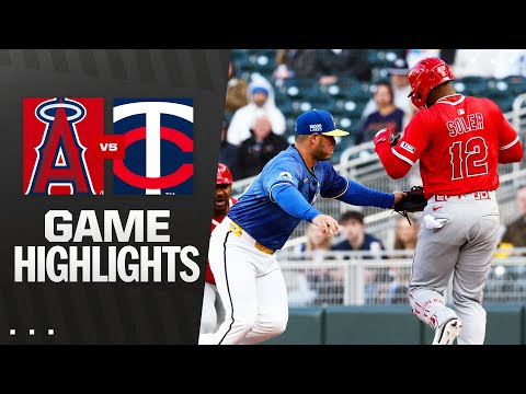 Angels vs. Twins Game Highlights (4/25/25) | MLB Highlights