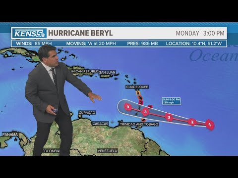 Hurricane Beryl becomes first to form this Atlantic season | Forecast