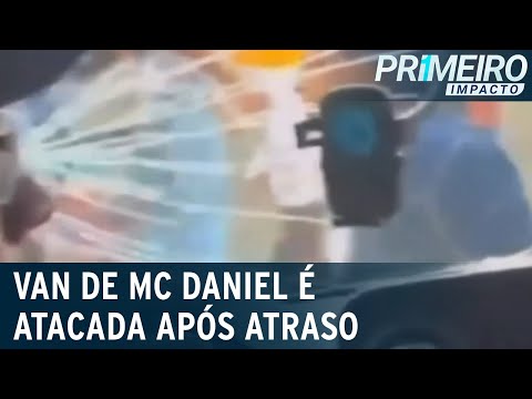 Van de MC Daniel é atacada por supostos fãs após atraso em show | Primeiro Impacto (06/02/23)