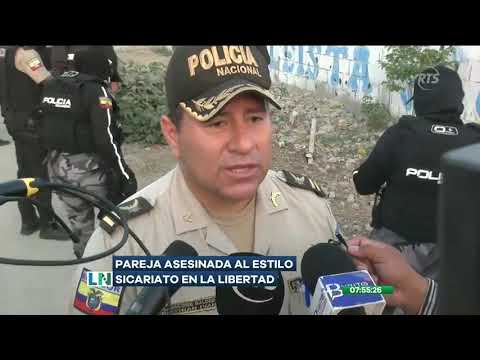Unan joven pareja fue asesinada en el cantón La Libertad, Santa Elena