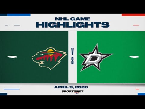 NHL Highlights | Wild vs. Stars - April 9, 2026