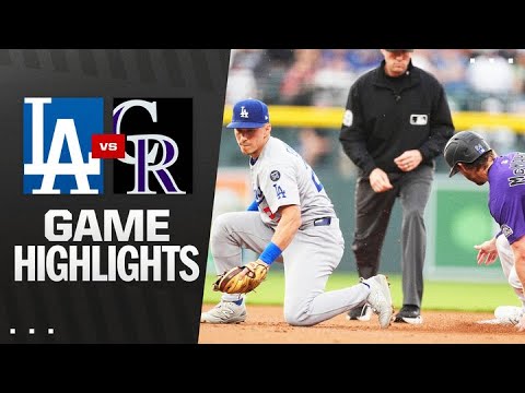 Dodgers vs. Rockies Game Highlights (6/24/25) | MLB Highlights