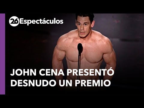 Premios Oscar 2024: John Cena presentó desnudo el premio a mejor vestuario de los Oscar
