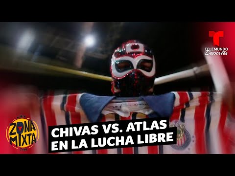Chivas vs. Atlas también se vive en la Lucha Libre | Telemundo Deportes