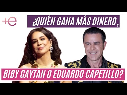 ¿Quién gana más dinero, Biby Gaytán o Eduardo Capetillo?