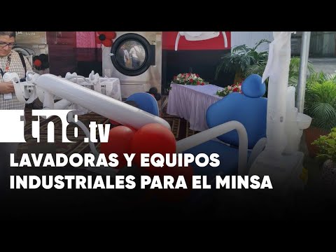 Dotan a hospitales de Nicaragua con lavadoras y equipos de esterilización