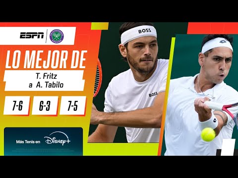 ¡SE TERMINÓ WIMBLEDON PARA TABILO! FRITZ SE IMPUSO EN SETS CORRIDOS Y AVANZÓ A OCTAVOS | RESUMEN