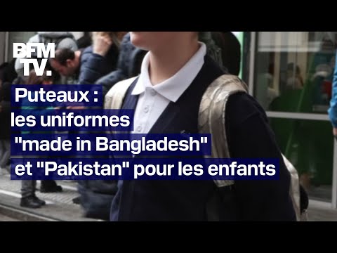Puteaux: les uniformes à l'école conçus au Bangladesh et au Pakistan, au lieu du Portugal