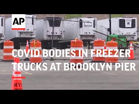 COVID bodies still in trucks at Brooklyn pier