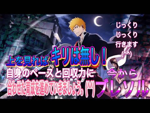 【今からブレソル】自分のペースでどのくらい 回収出来るか確認して育成進めていきましょう。(^^)