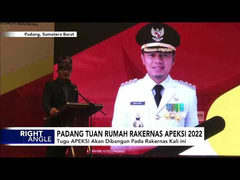 🔴Padang Tuan Rumah Rakernas Apeksi 2022 - Right Angle Pemkot Padang