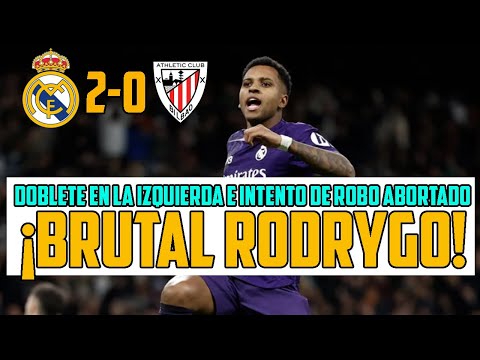 RODRYGO DE VINICIUS ACABA CON EL ATHLETIC DE BILBAO Y ABORTA UN INTENTO DE ROBO DE ALBEROLA ROJAS