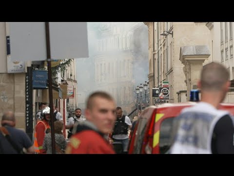 Paris: effondrement d'un immeuble après une explosion | AFP