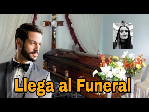 Carlos Durán llega al funeral a darle el último adiós a Chantal Jiménez