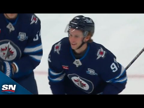 Jets Brad Lambert Pokes Home First Career Goal vs. Penguins