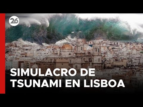 PORTUGAL | Así fue el simulacro de tsunami en Lisboa