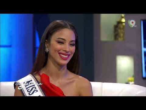 ¡Primicia! Andreina Martínez Miss Universo Dominicana en  Con Jatnna