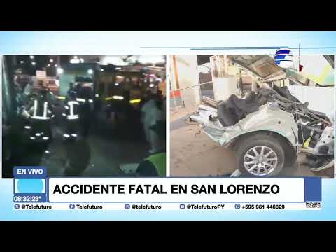 Accidente fatal en la ciudad de San Lorenzo