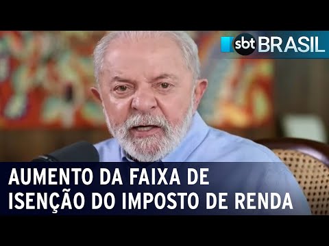 Quem recebe até dois salários ficará isento do Imposto de Renda, afirma Lula | SBT Brasil (23/01/24)